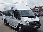 Бесплатный автобус Genser в пункт аренды автомобилей АрендаАвто-фрм на Новорязанском шоссе